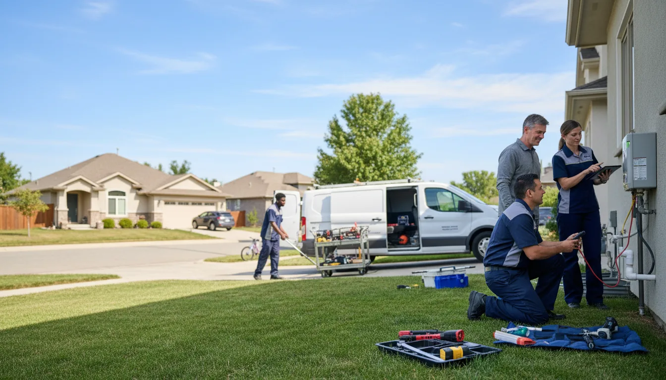 Tankless water heater service in Hardin, TX